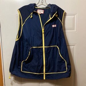 Hunter Blue Vest with Yellow Accents 2X